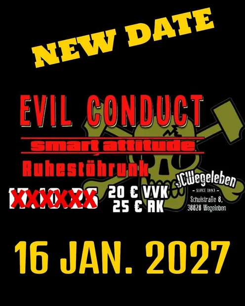 EVIL CONDUCT x SMART ATTITUDE x RUHESTÖHRUNK
