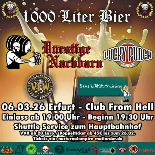 1000 Liter Bier - Freitag