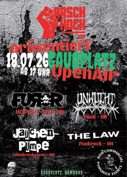 ArschHoch.org präsentiert das Gaußplatz Open Air