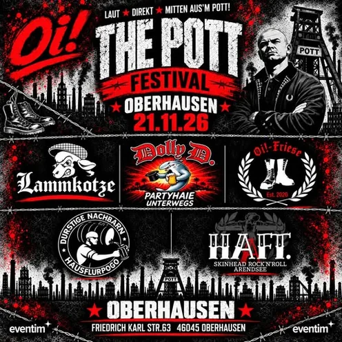 Oi! The Pott Festival 2026 - WarmUp Show